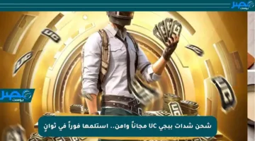 شحن شدات ببجي UC مجاناً وآمن.. استلمها فوراً في ثوانٍ